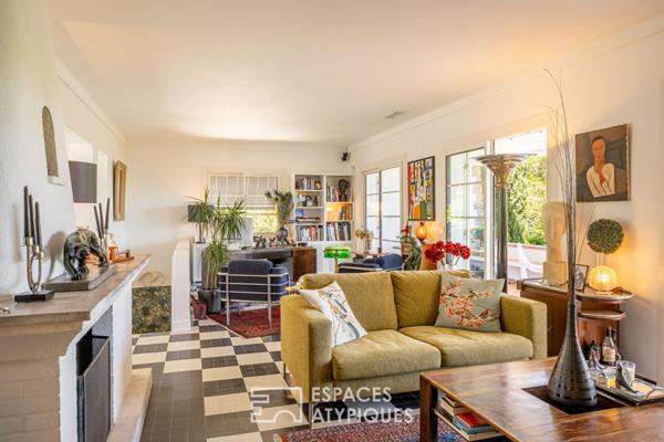 Villa d’architecte avec vue mer, piscine et esprit Art déco
