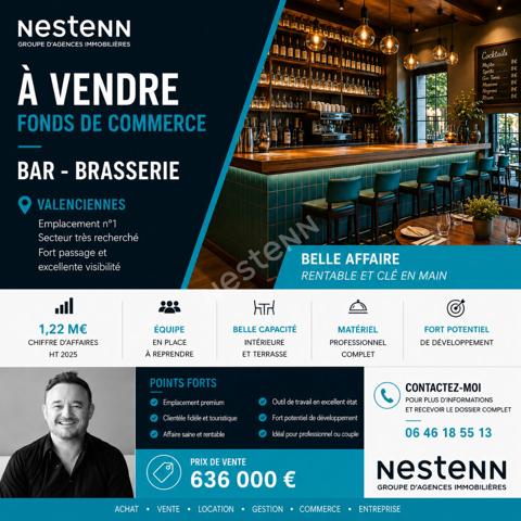 BAR BRASSERIE VALENCIENNES CENTRE - Emplacement numéro 1