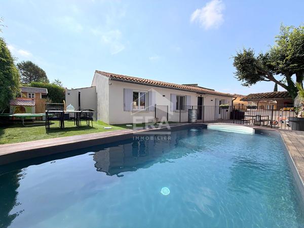 A VENDRE 84120 PERTUIS MAISON PLAIN PIED 5 PIECES D'ENVIRON 116 M² AVEC JARDIN ET PISCINE