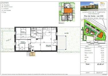 Appartement à vendre à Bourg-en-Bresse dans l'Ain (01000), ref :