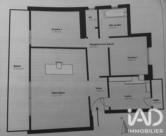 Appartement à vendre 4 pièces 69 m² Toulon