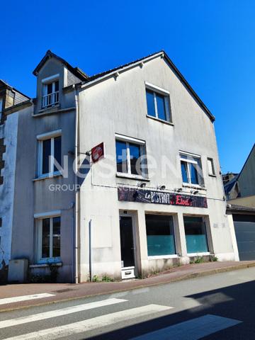 Maison à vendre à Locminé avec local commercial et appartement T4
