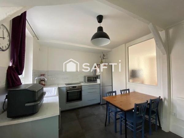 Maison rénovée, avec jardin à 10 min Gare SNCF