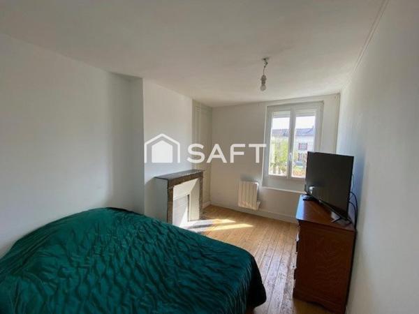 Maison rénovée, avec jardin à 10 min Gare SNCF