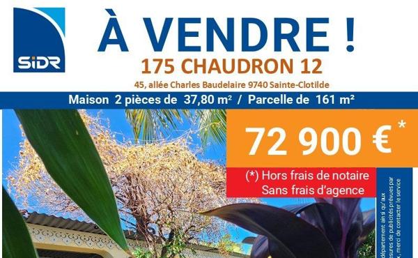 175 CHAUDRON 12 – A VENDRE