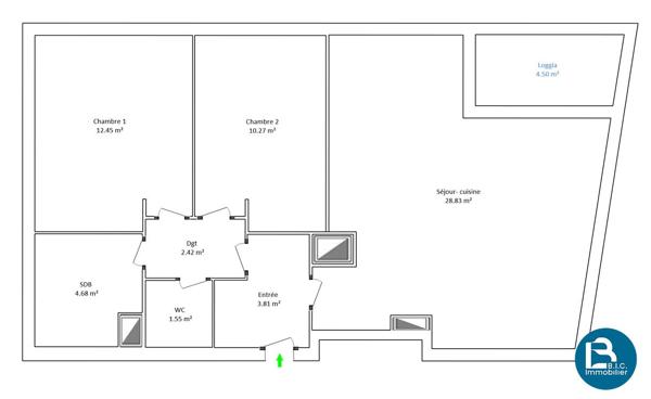 T3 avec balcon et poss garage Secteur Monchat Lacassagne