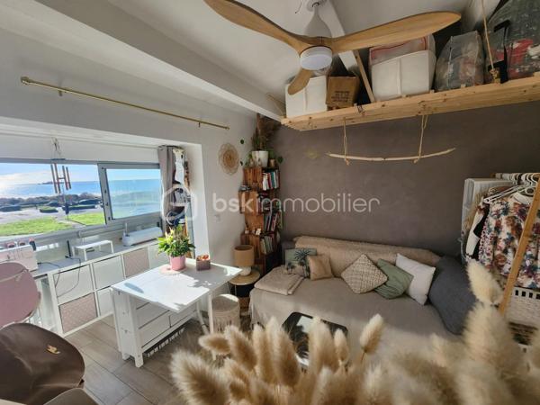 Superbe appartement de 27 m2 (hors mezzanine)  situé au Cap d'Agde avec VUE MER et PISCINE dans une résidence rénovée et sécurisée idéal pour de la location saisonnière.
Il se compose d'une pièce de vie cathédrale surplombée par une mezzanine avec une cuisine à l'américaine avec vue mer , une chambre, une salle d'eau et un WC indépendant.
À l'étage, la mezzanine fait office de deuxième chambre avec un lit pour deux personnes.

Les+
- Places de parking gratuites devant la résidence.
- Possibilté de 6 couchages. 
- Appartement situé au 3ème et dernier étage sans ascenseur.
- Accès direct à pied à la plage. 
- Aucun travaux à prévoir.
- Pas de procédure en cours.
- Quartier prisé à deux pas de la plage Richelieu, des commerces et animations.
- Taxe fonçière 953 euros.
- Charges anuelles de coprppriété 900 euros/an

N'hésitez pas à me contacter pour plus d'informations.