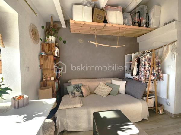 Superbe appartement de 27 m2 (hors mezzanine)  situé au Cap d'Agde avec VUE MER et PISCINE dans une résidence rénovée et sécurisée idéal pour de la location saisonnière.
Il se compose d'une pièce de vie cathédrale surplombée par une mezzanine avec une cuisine à l'américaine avec vue mer , une chambre, une salle d'eau et un WC indépendant.
À l'étage, la mezzanine fait office de deuxième chambre avec un lit pour deux personnes.

Les+
- Places de parking gratuites devant la résidence.
- Possibilté de 6 couchages. 
- Appartement situé au 3ème et dernier étage sans ascenseur.
- Accès direct à pied à la plage. 
- Aucun travaux à prévoir.
- Pas de procédure en cours.
- Quartier prisé à deux pas de la plage Richelieu, des commerces et animations.
- Taxe fonçière 953 euros.
- Charges anuelles de coprppriété 900 euros/an

N'hésitez pas à me contacter pour plus d'informations.