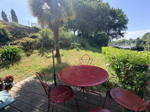 Auray (56400) Appartement avec terrasse sans vis à vis vue rivière