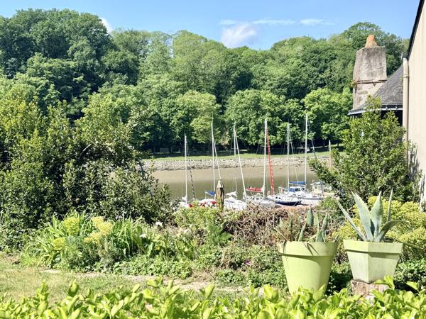 Auray (56400) Appartement avec terrasse sans vis à vis vue rivière