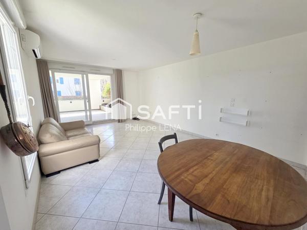 F3 avec terrasse, résidence haut-de-gamme de 2007