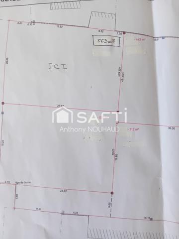 TERRAIN constructible proche centre de Cognac.