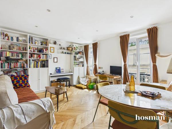 Coup de coeur - 2 pièces de 54,5m² - Excellent état + vue dégagée - Rue des Poissonniers, Paris