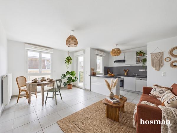3 pièces de 62m² avec balcon et parking - Résidence Influence, Bordeaux