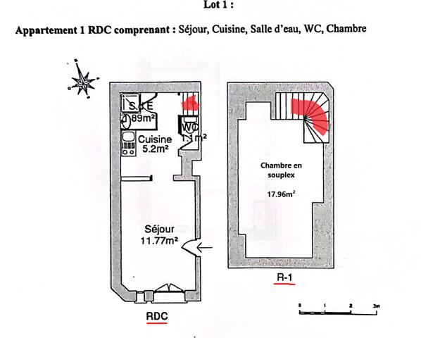 Immeuble 7 pièces - 118 m²