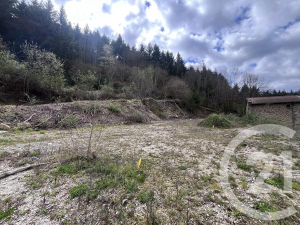 Terrain à vendre  610,80 m 2   VOCANCE  - 07