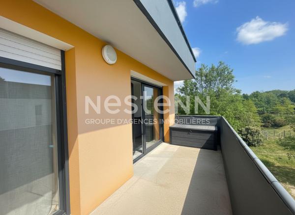 Appartement à louer à Plescop - T3 meublé 59.74m² avec 2 places de stationnement