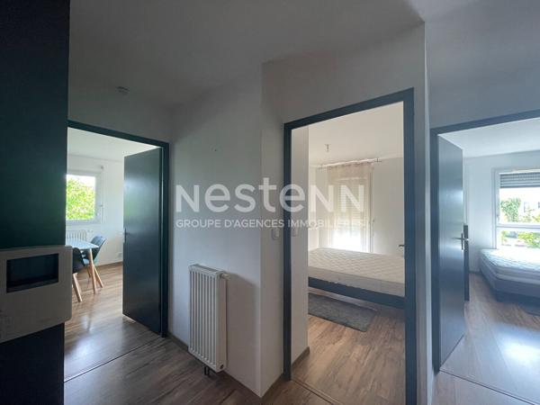 Appartement à louer à Plescop - T3 meublé 59.74m² avec 2 places de stationnement