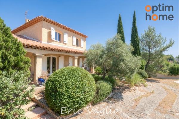 Bouc Bel Air (Aix à 10 mn) - Vente Belle Villa T5 de 169 M2 + dépendances 100 m2, sur un terrain clos et arboré de 1257 M2 avec piscine, proche IBS, commerces et transports