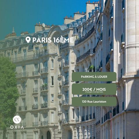 Parking rue Lauriston - PARIS