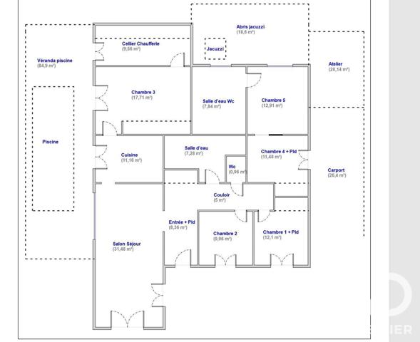 Maison à vendre 6 pièces 145,8 m² Gradignan