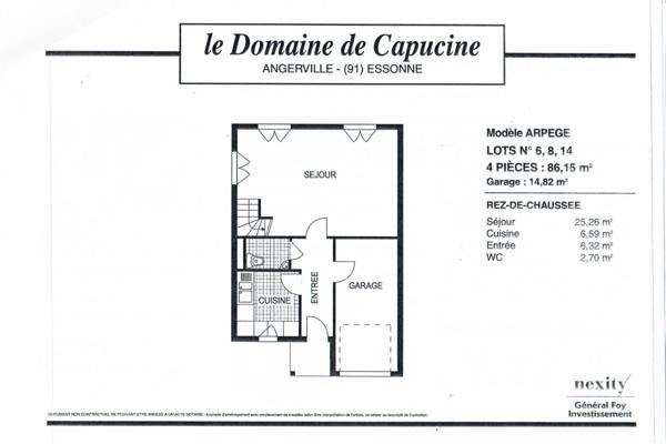 Maison 4 pièces 86m² à vendre Angerville 91670 180000€ - Micro.immo
