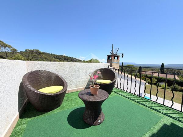À VENDRE EN EXCLUSIVITÉ VILLELAURE (84530) MAISON 7 PIECES D'ENVIRON 164M² AVEC GARAGE,  JARDIN ET PISCINE COUVERTE CHAUFFÉE.