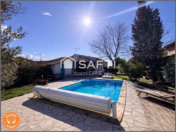 Maison de Plain-pied type 4 avec jardin et piscine