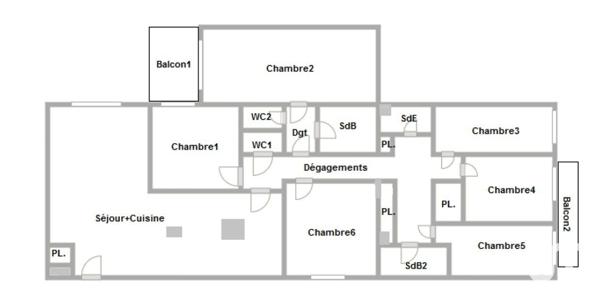 Appartement 7 pièces de 125 m² à Choisy-le-Roi (94600)