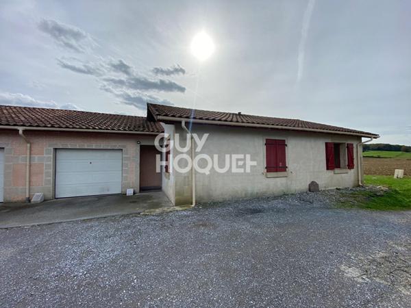 Maison Mitoyenne plain-pied de 2010, 3 suites, grand garage, terrain 624m²