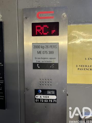 Parking à vendre 7 m² Paris 15