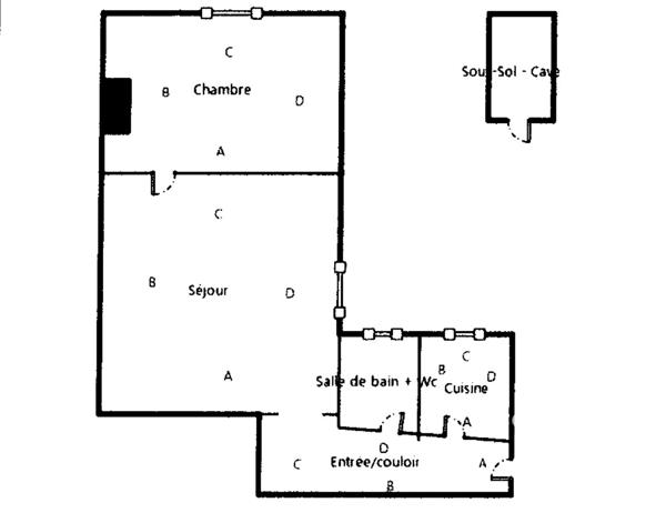 Appartement à vendre 2 pièces 41,02 m² Châtillon