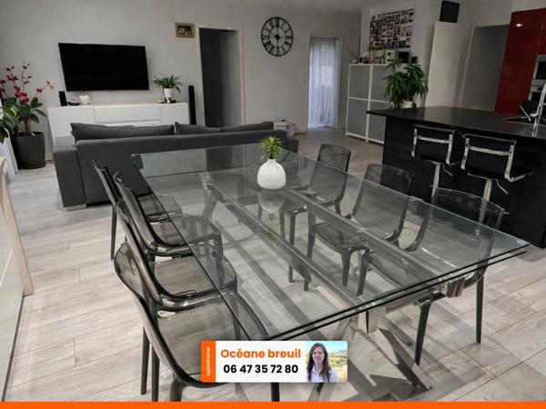 Maison de plain-pied entièrement rénovée avec piscine à vendre FLORENSAC (34)