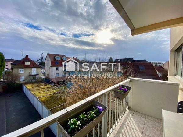 Proche Boecklin, 2 pièces avec Balcon Robertsau