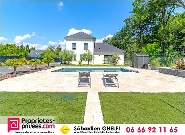 à la porte de BLOIS belle maison contemporaine avec piscine