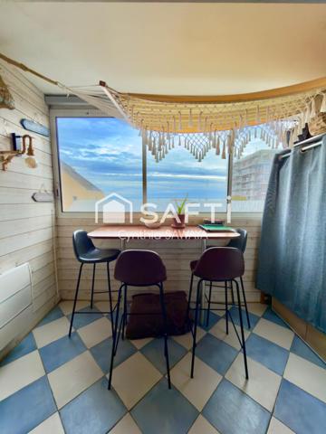 Studio cabine T1bis à la pointe de l’aiguillon avec vue bassin