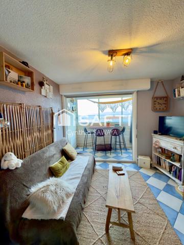 Studio cabine T1bis à la pointe de l’aiguillon avec vue bassin