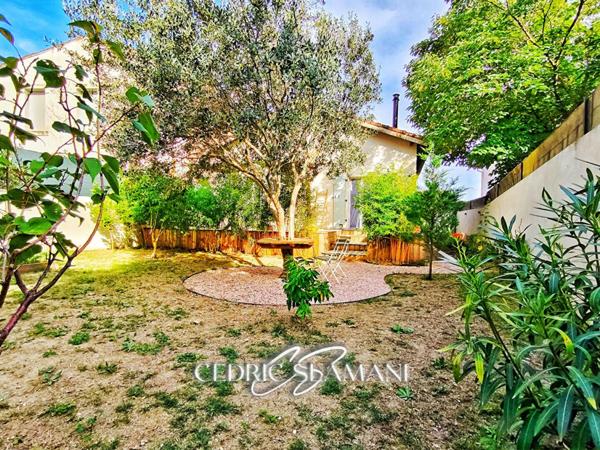 MAISON PLAIN PIED 70 M2, 2 CHAMBRE, CUISINE AMERICAINE, SALON CATHEDRALE, SALLE D EAU, WC, JARDIN, GARAGE