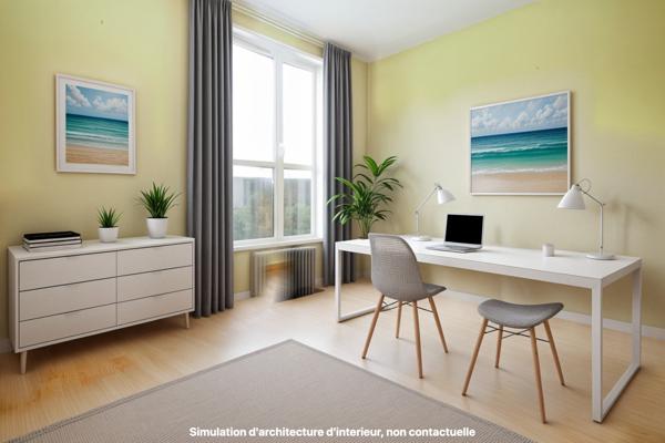 Asnières-sur-Seine (92600) Grand 4 Pièces dans une copropriété verdoyante et sécurisée