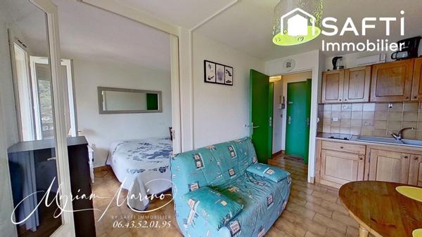 SAINT-AYGULF – 2 PIÈCES DERNIER ÉTAGE AVEC VUE MER