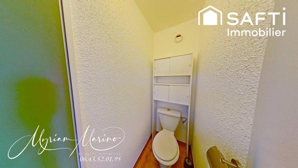 SAINT-AYGULF – 2 PIÈCES DERNIER ÉTAGE AVEC VUE MER