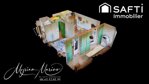 SAINT-AYGULF – 2 PIÈCES DERNIER ÉTAGE AVEC VUE MER