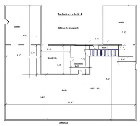 Beau presbytère à aménager en logements