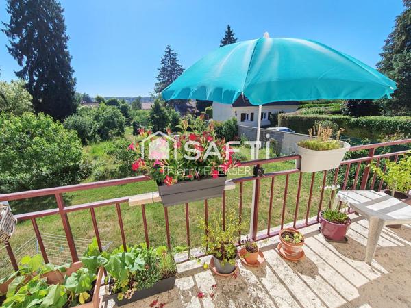 Parmain – Appartement en rez-de-chaussée avec jardin, garage et cave