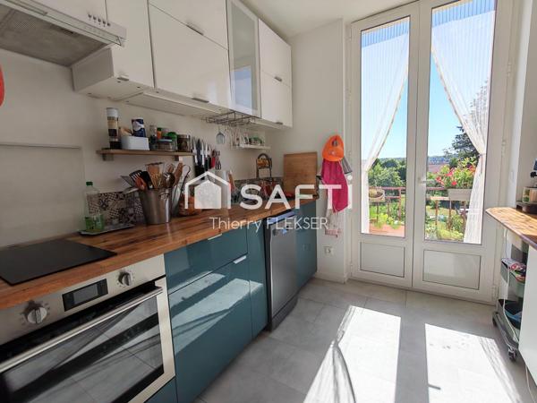 Parmain – Appartement en rez-de-chaussée avec jardin, garage et cave