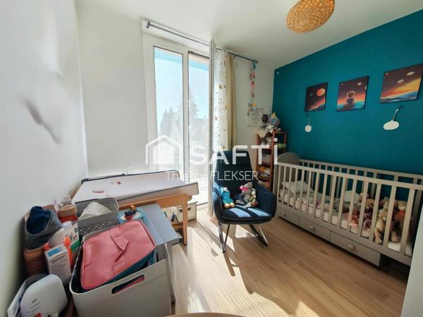 Parmain – Appartement en rez-de-chaussée avec jardin, garage et cave
