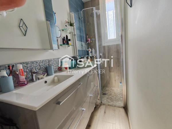 Parmain – Appartement en rez-de-chaussée avec jardin, garage et cave