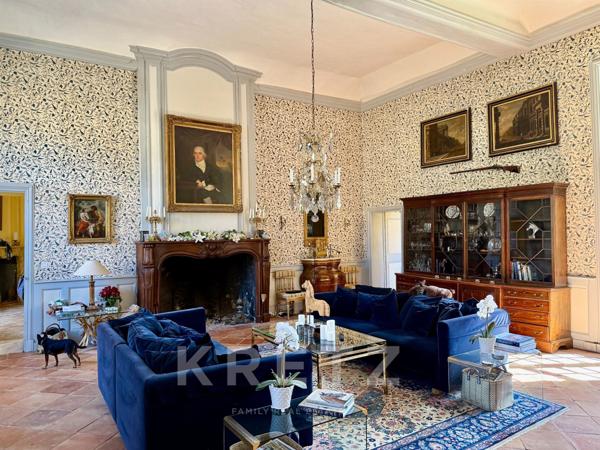 Haut Anjou - Château du XVIIe classé MH avec dépendances, parc 18ha, rivière, bois