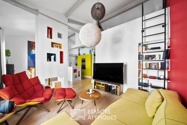 Esprit maison rénovée avec balcon à Marcadet-Poissonniers
