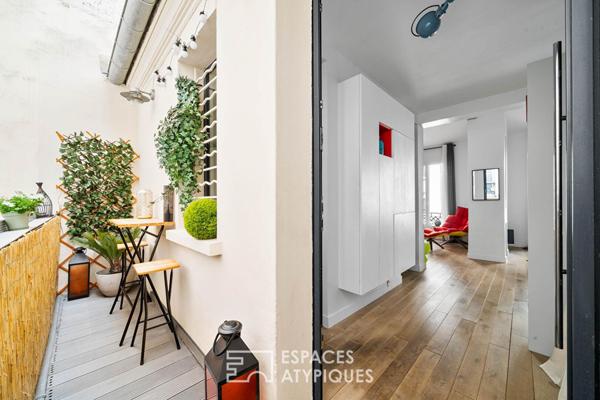 Esprit maison rénovée avec balcon à Marcadet-Poissonniers